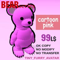 Cartoon Bear Pink商品